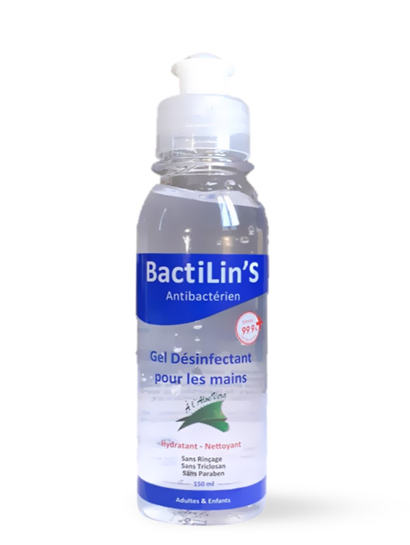 bactilins-gel disinfectant pour le mains